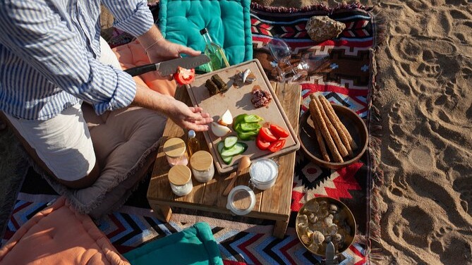 Sunset Picnic at Kapari Beach