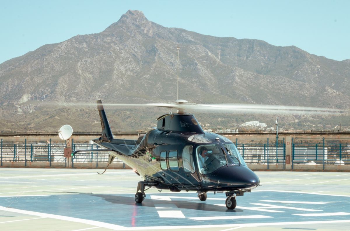 private chopper ibiza
