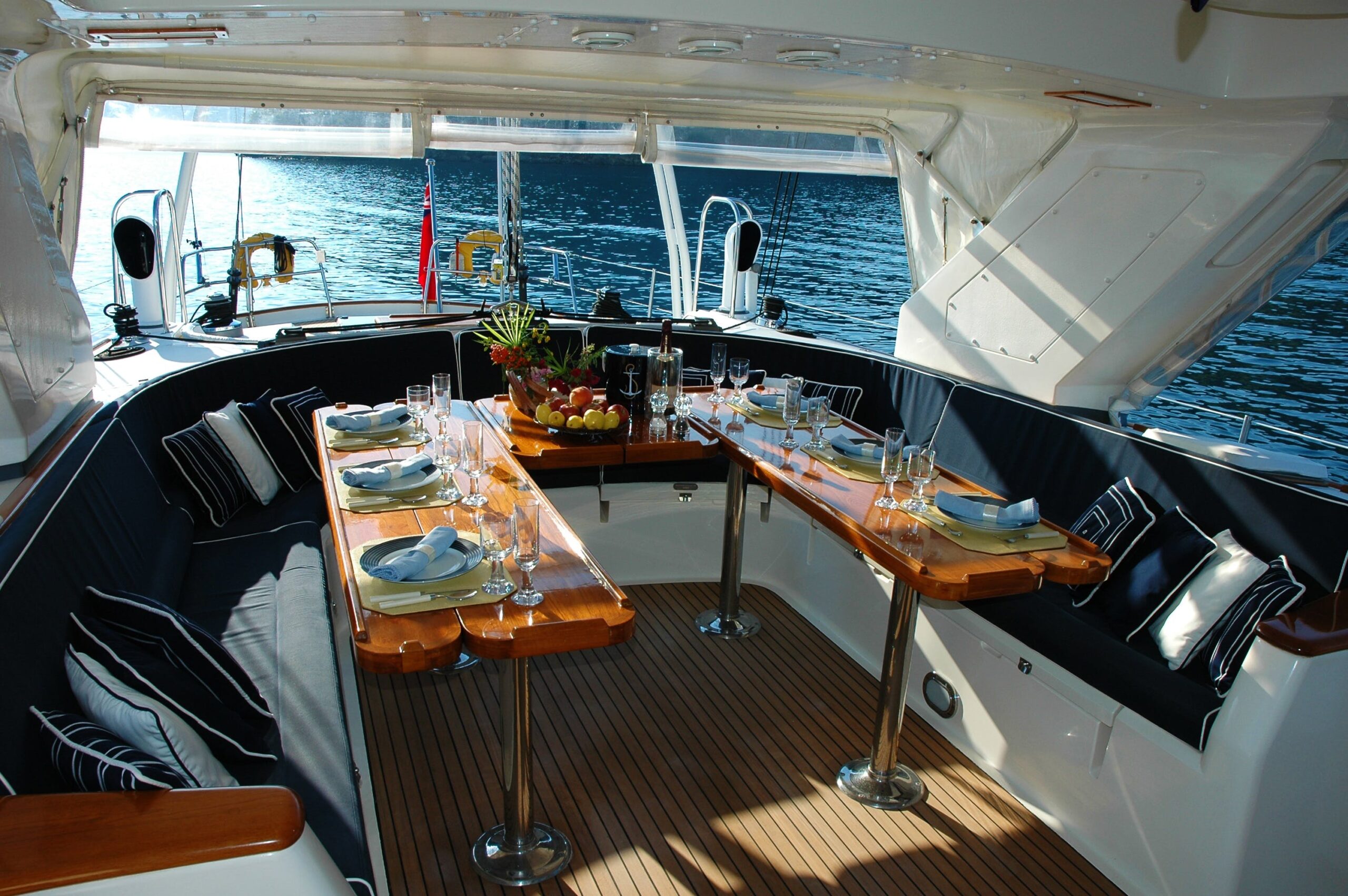 yacht dining